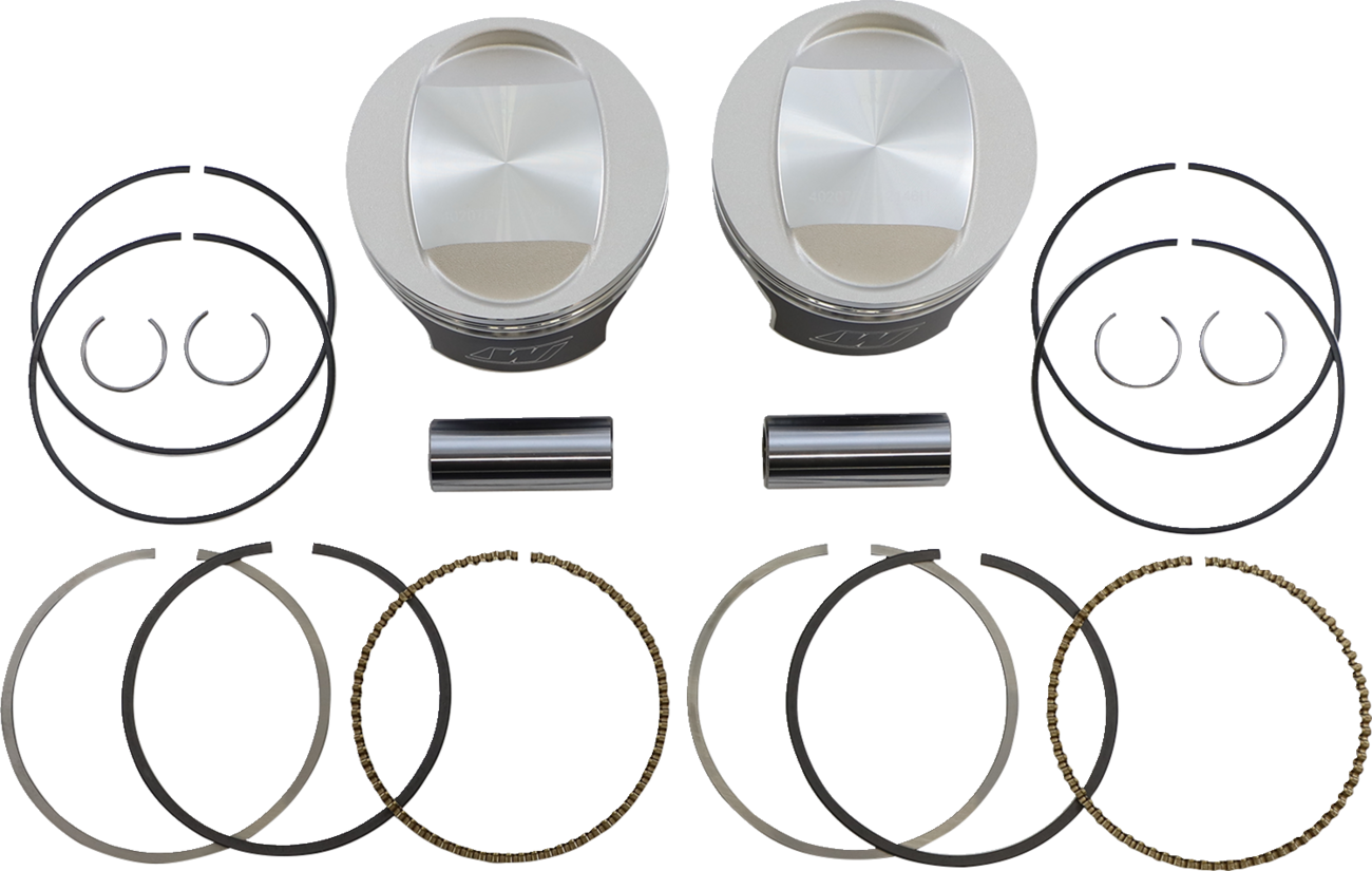 Tracker™ Series Piston Kit - 3.875" - 88 Cubic Inch Bored to 95 Cubic Inch - Standard - Twin Cam