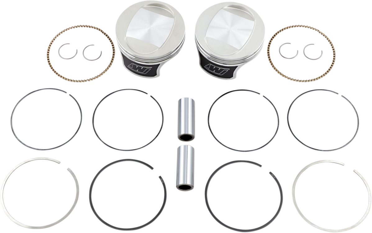 Tracker™ Series Piston Kit - 3.885" - 88 Cubic Inch Bored to 95 Cubic Inch - +0.010" - Twin Cam