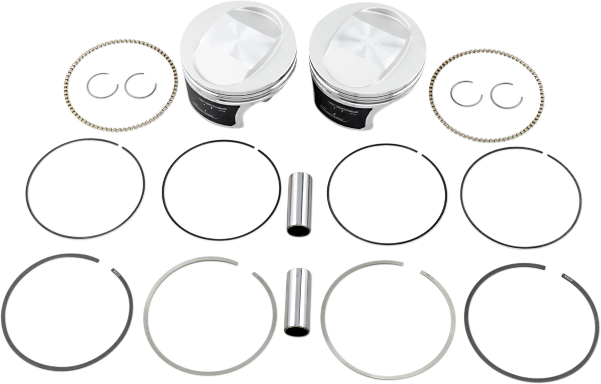 Tracker™ Series Piston Kit - 3.895" - 88 Cubic Inch Bored to 95 Cubic Inch - +0.020" - Twin Cam