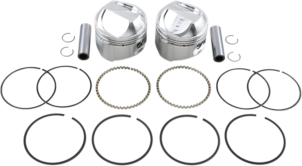 Piston Kit - Standard - High Compression - Big Twin 1340 cc 80"