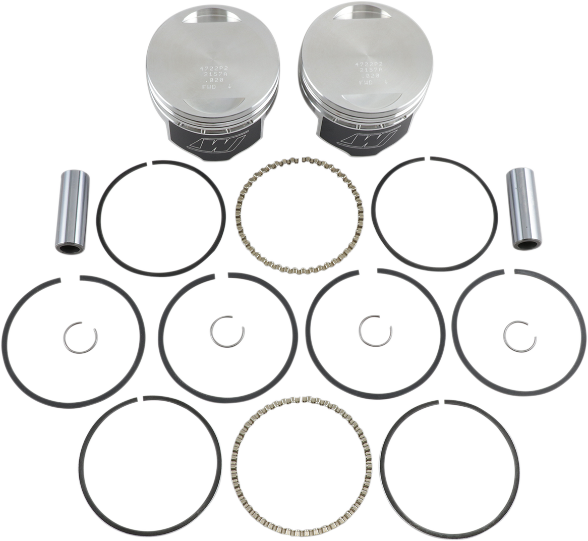 Piston Kit - +0.020" - Evolution Big Twin 1340 cc