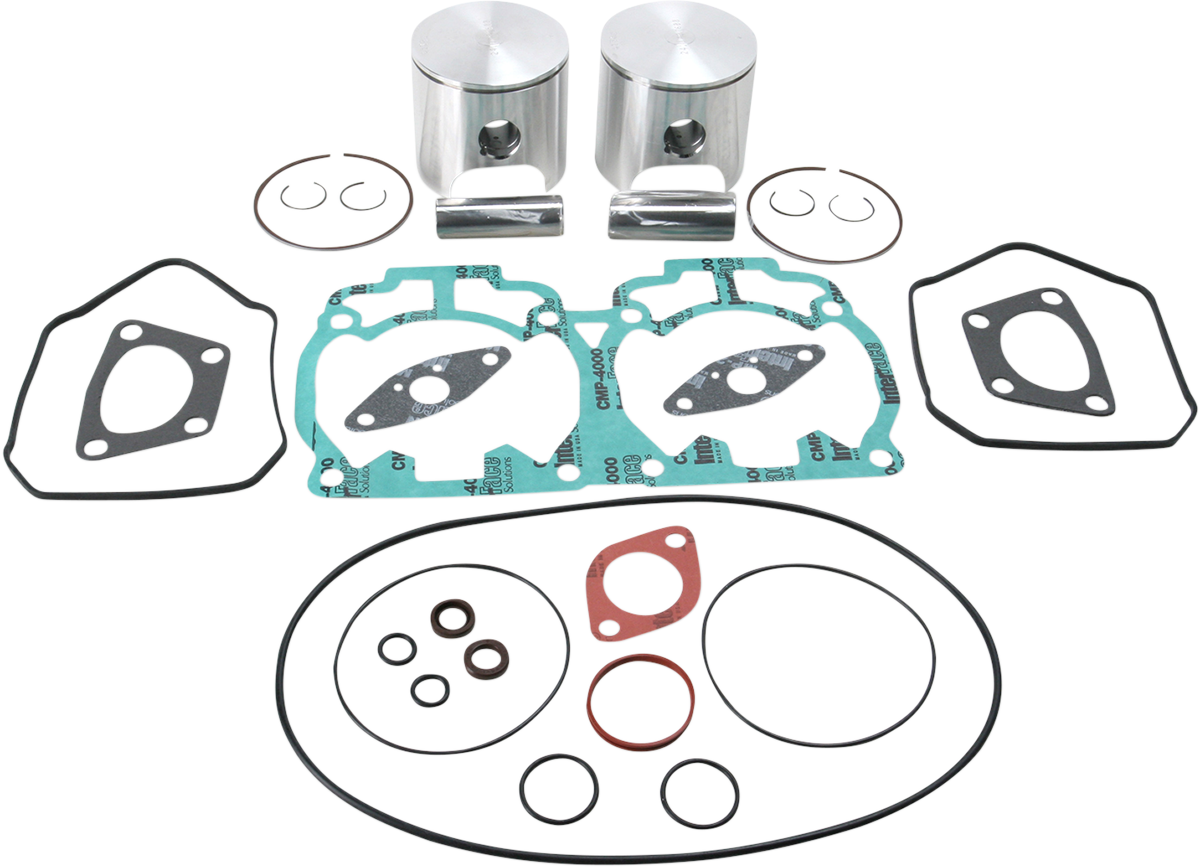 Piston Kit with Gaskets - 76.00 mm - 593 Engine Type - Ski-Doo