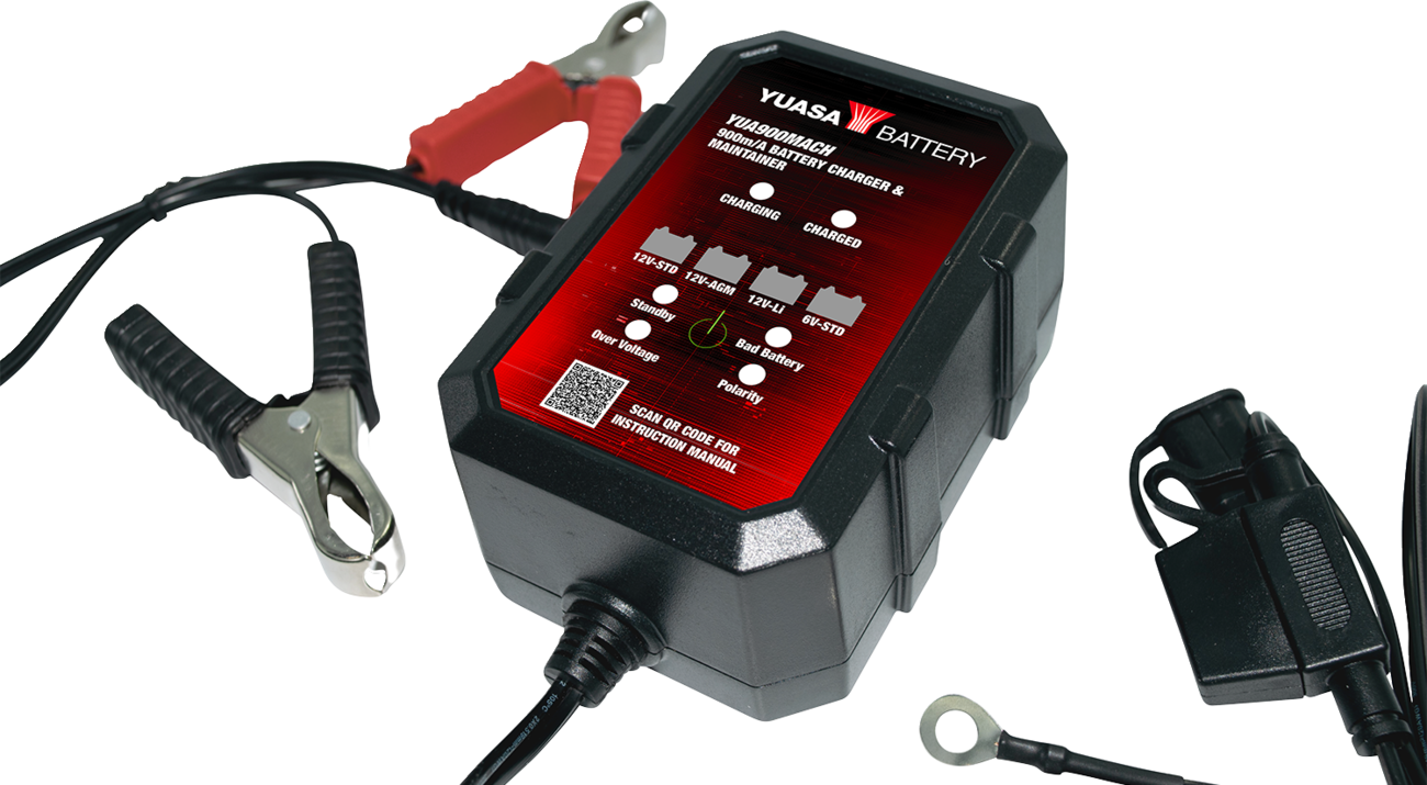 Battery Charger/Maintainer - Automatic - 900 mA