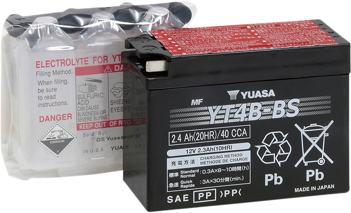 AGM Battery - YT4B-BS - .12 L