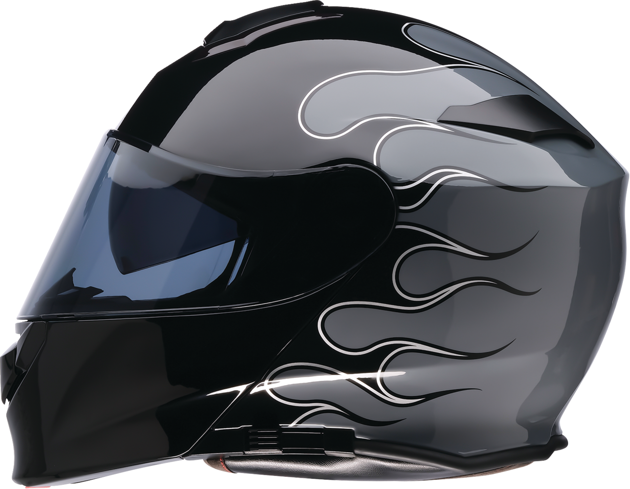 Solaris 2.0 Modular Helmet - Flame - Black/Gray - Medium