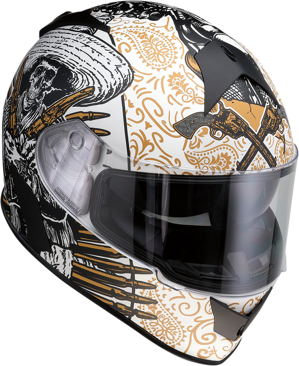 Warrant Helmet - Sombrero - White/Gold - Medium