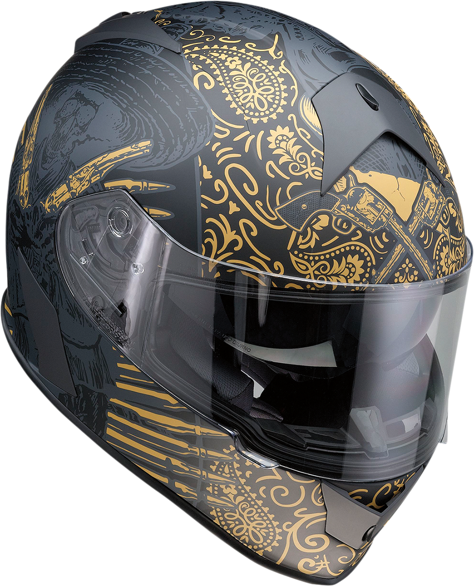 Warrant Helmet - Sombrero - Black/Gold - Medium
