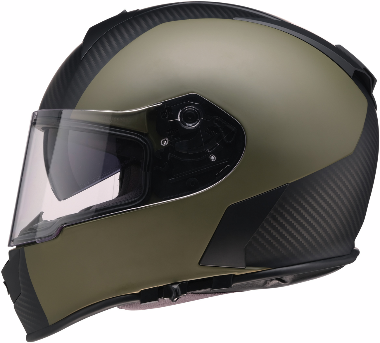 Warrant Helmet - Carbon - Green - XS