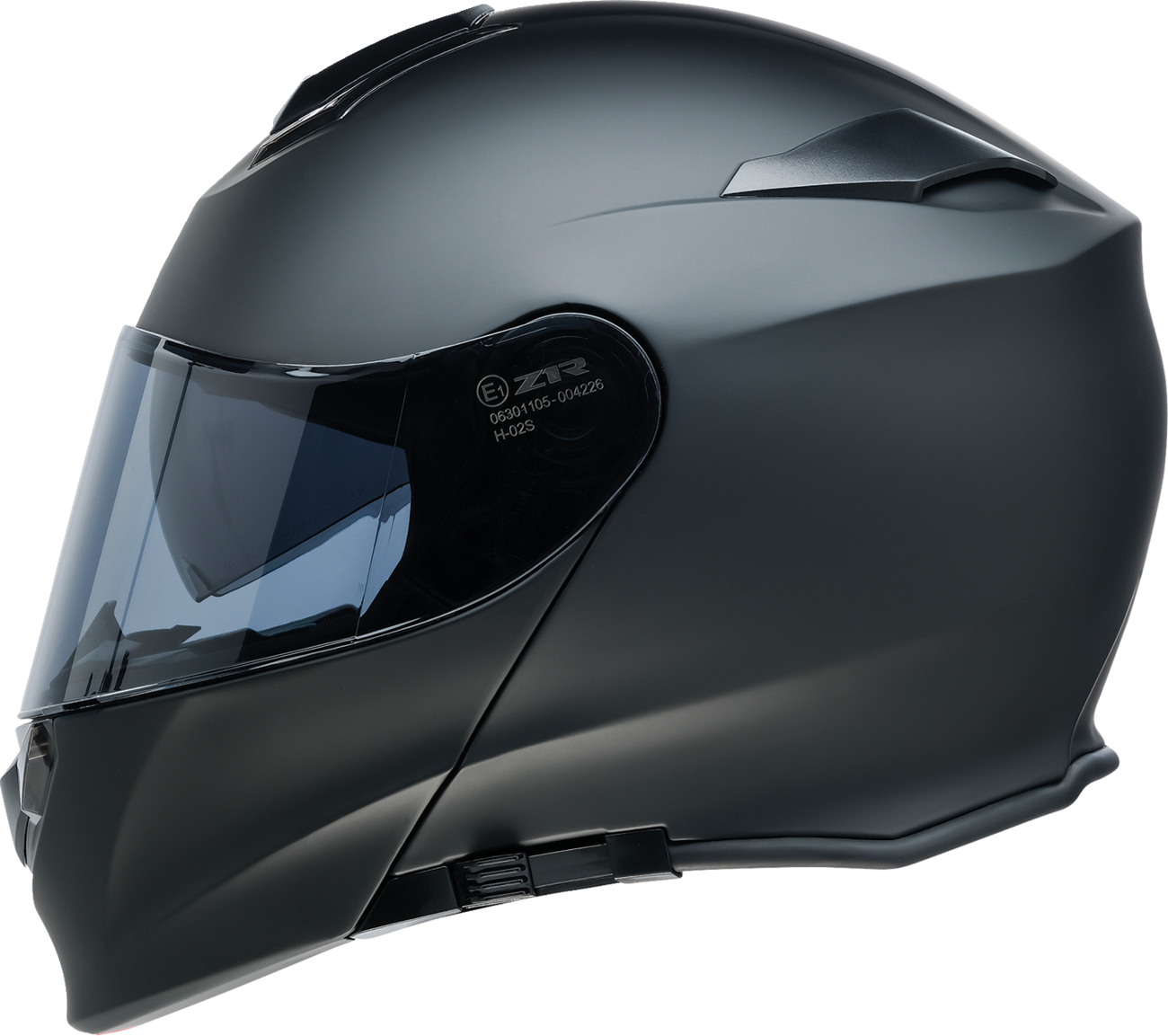 Solaris 2.0 Modular Helmet - Smoke - Flat Black - 3XL