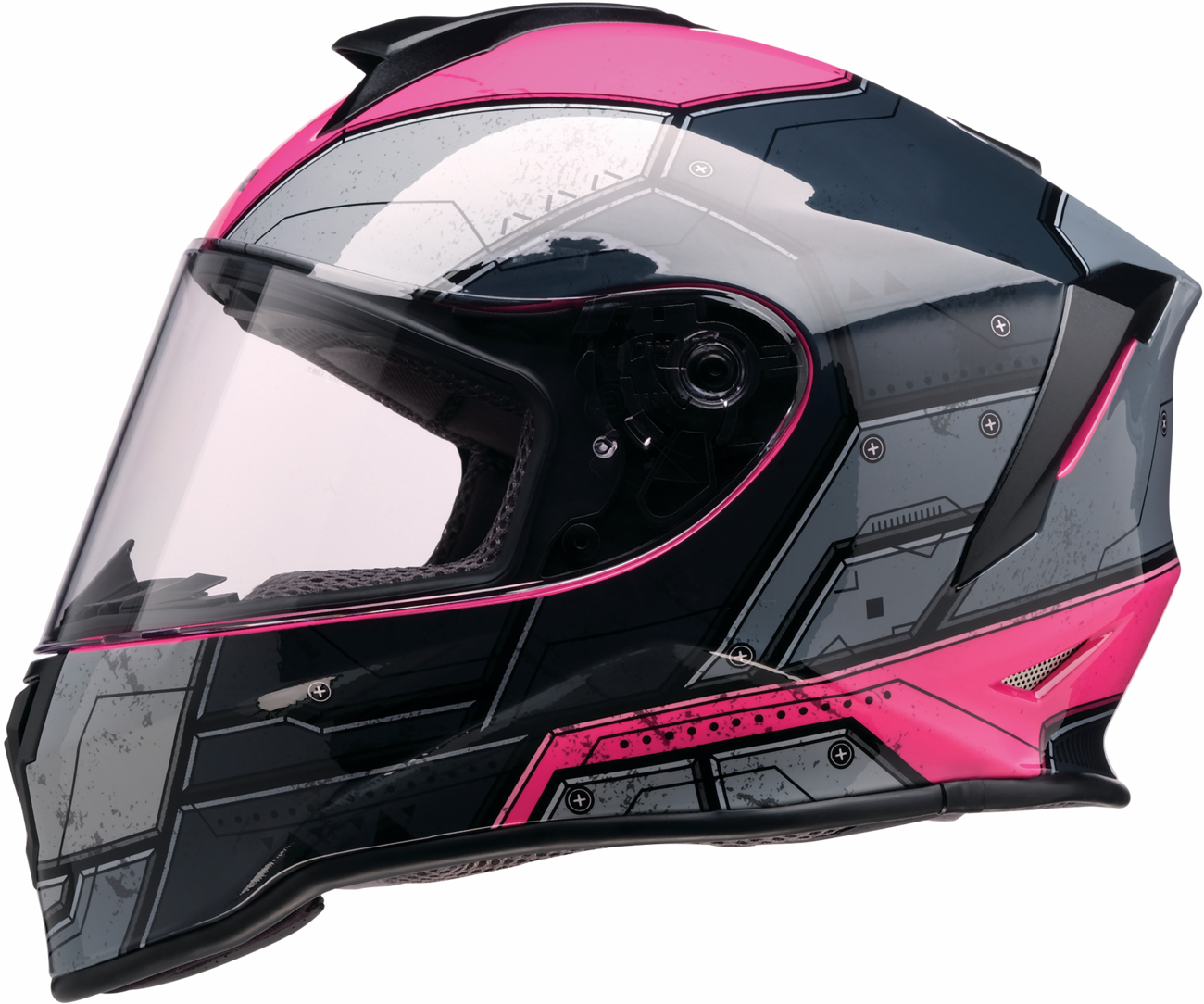 Youth Warrant 2.0 Helmet - Sentinel - Black/Pink - Large
