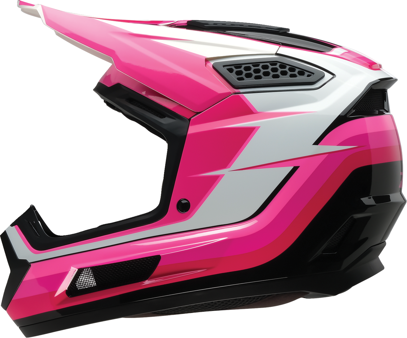Dirt Maxx Helmet - Vortex - Pink/White - 2XL