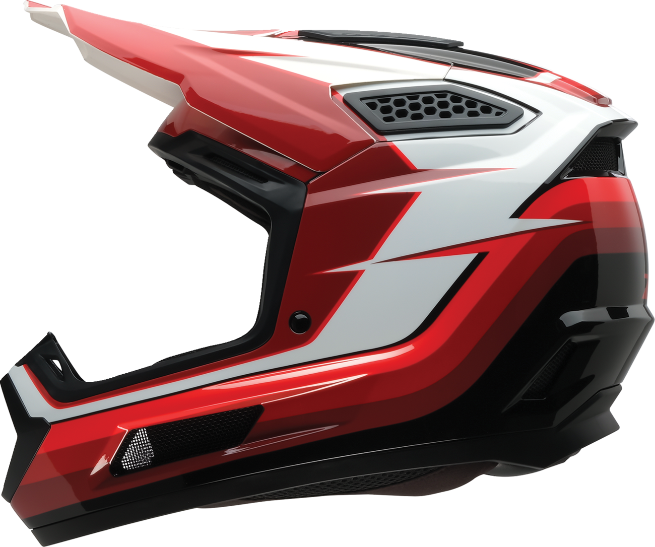 Dirt Maxx Helmet - Vortex - Red/White - XS
