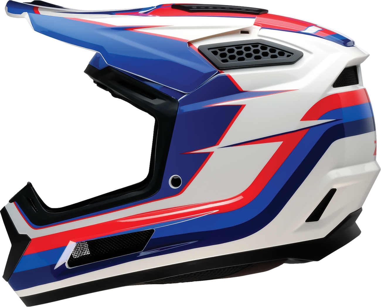 Dirt Maxx Helmet - Vortex - Red/White/Blue - Medium