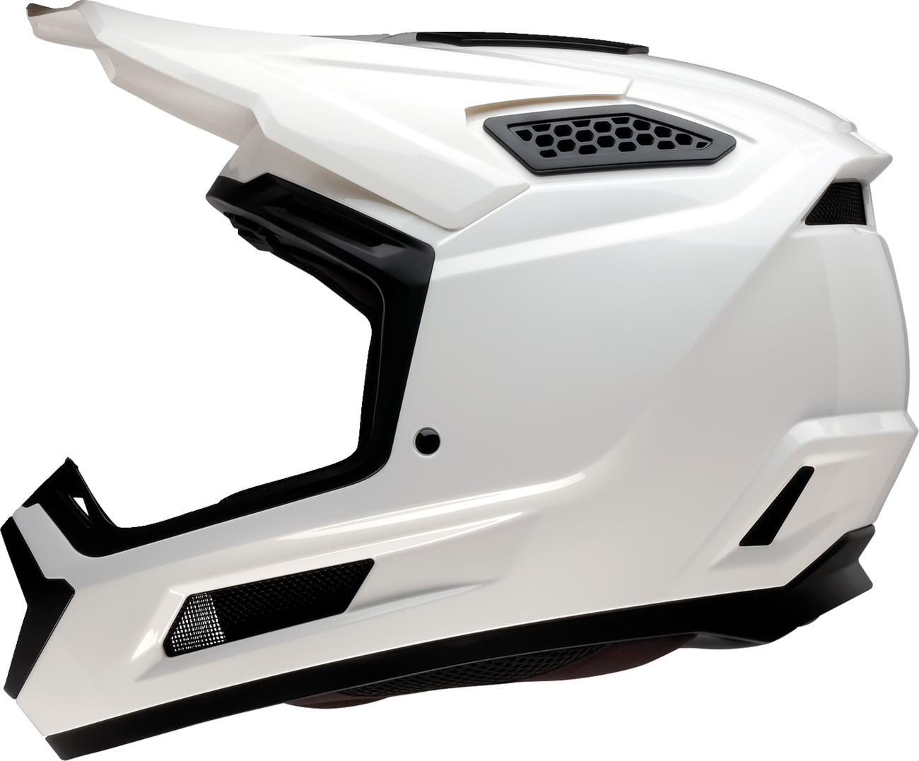Dirt Maxx Helmet - Solid - White - XS