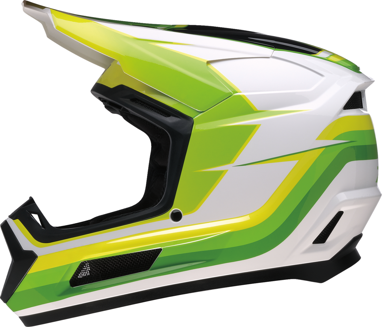 Youth Dirt Maxx - Vortex - White/Green - Small