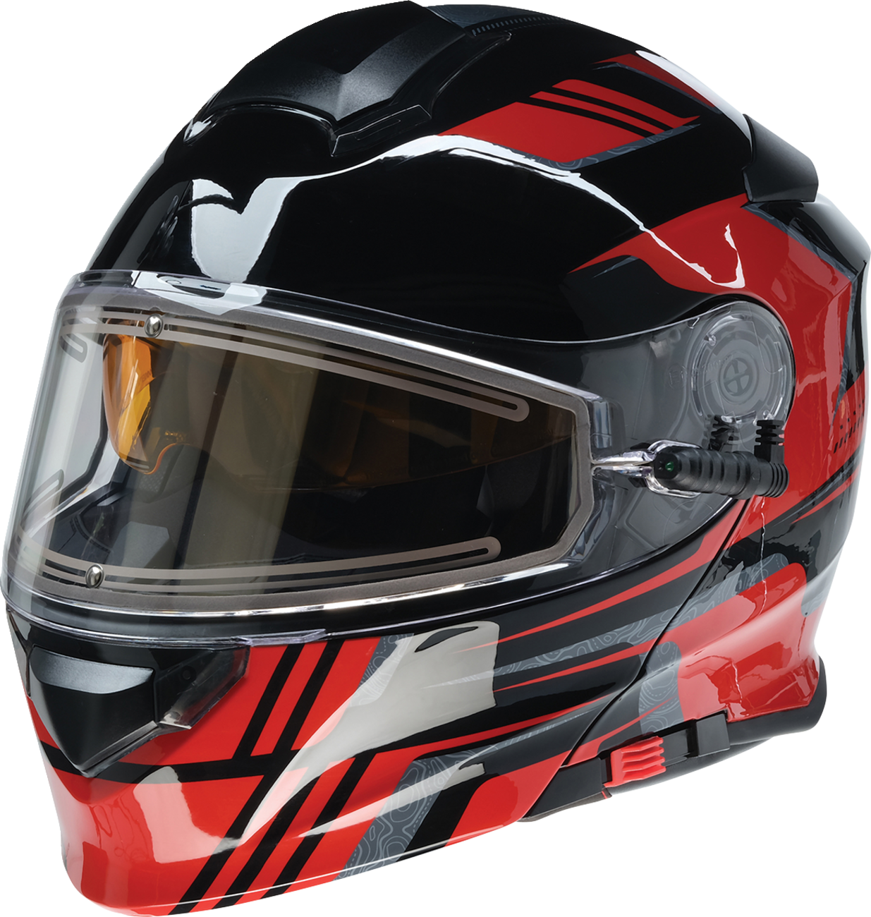 Solaris 2.0 Helmet - First Tracks - Electric - Dual Pane - Black/Red - Medium