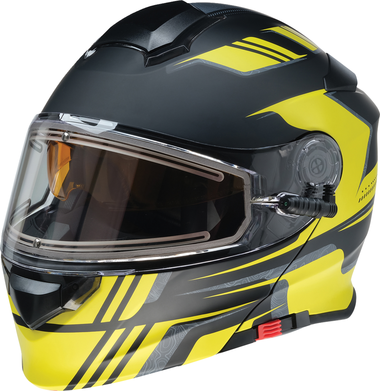 Solaris 2.0 Helmet - First Tracks - Electric - Dual Pane - Black/Hi-Viz - Medium