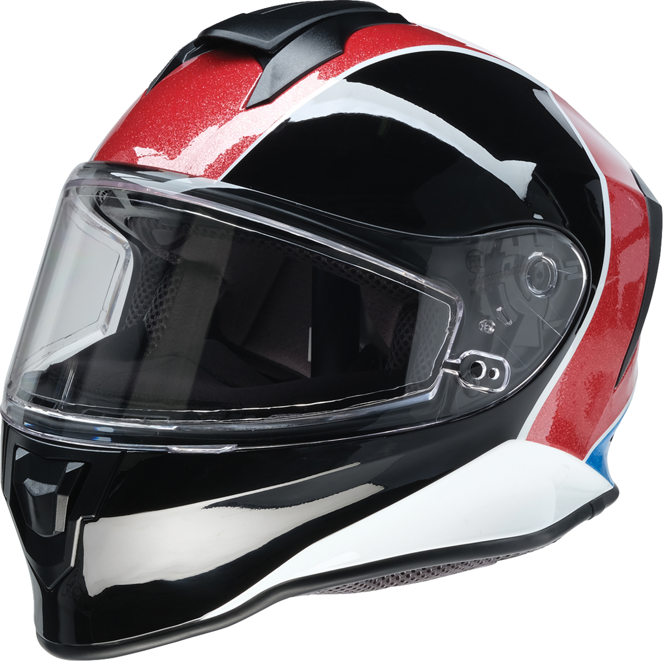 Youth Warrant 2.0 Snow Helmet - Fresh Pow - Red/White/Blue - Large