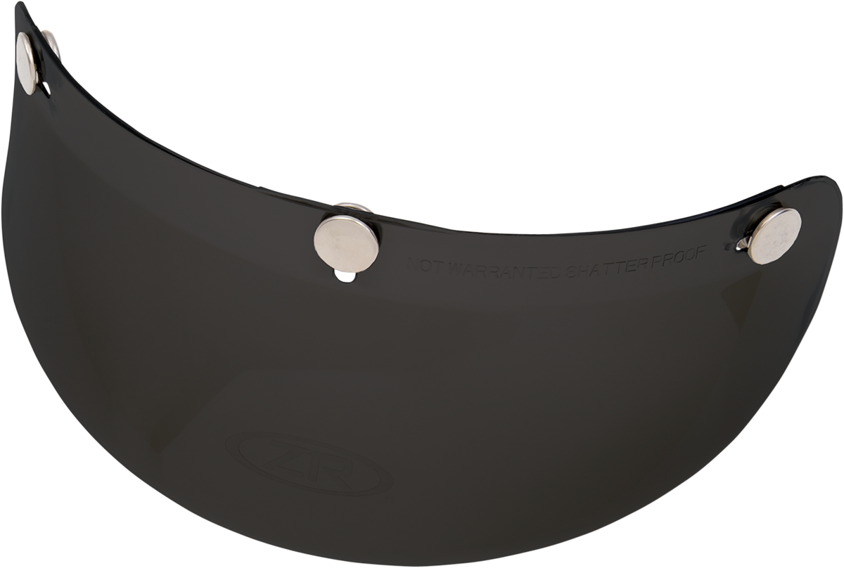 3-Snap Bubble Visor - Black