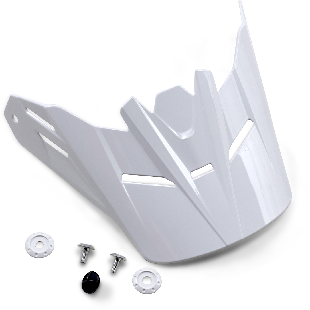 Youth Rise Visor Kit - Solid - Gloss White