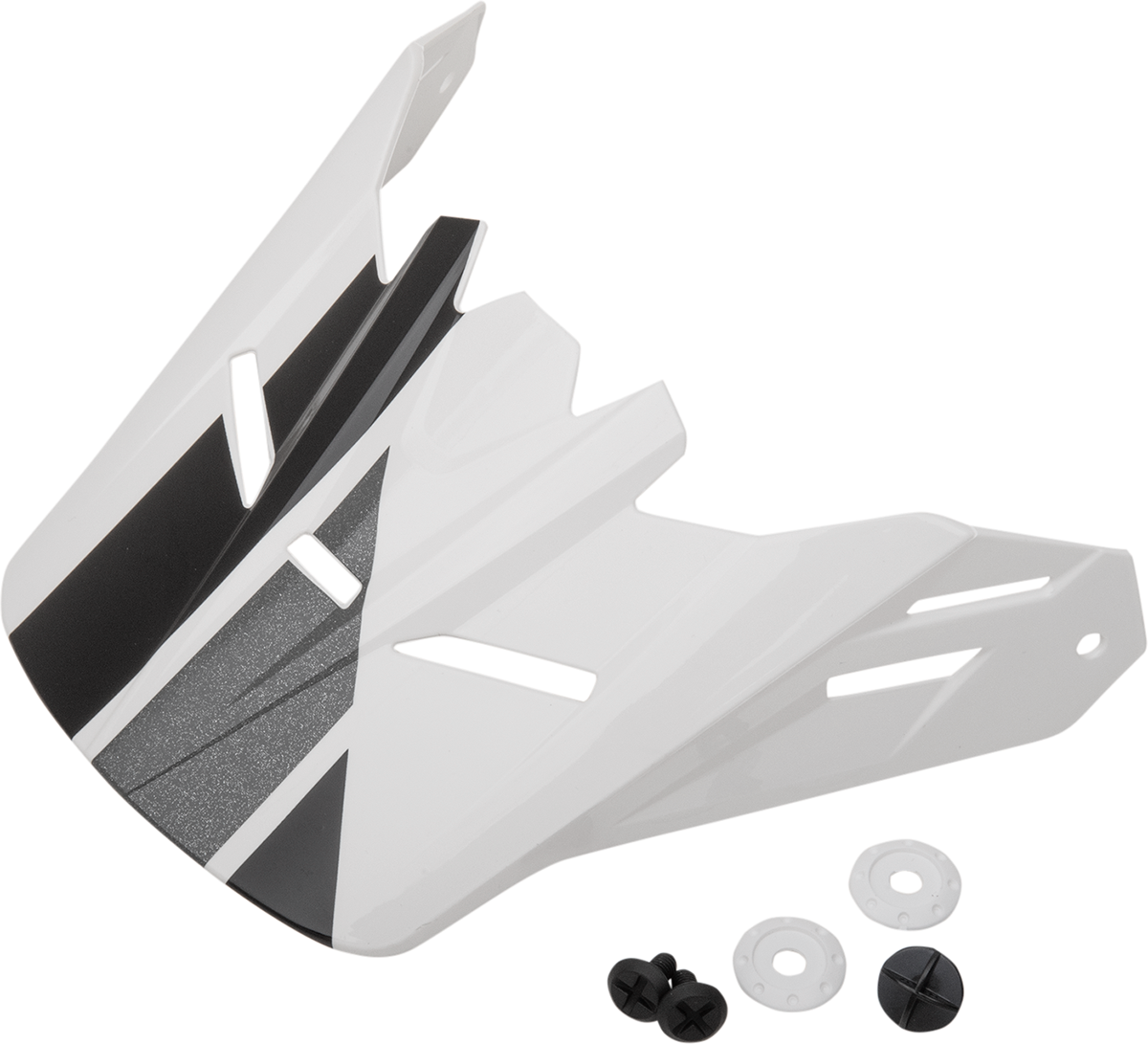Youth Rise Visor - Evac - Gloss White/Black/Gray