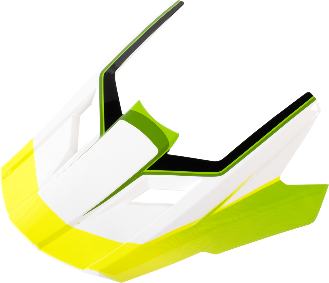 Dirt Maxx Visor Kit - Vortex - White/Green - XS-M