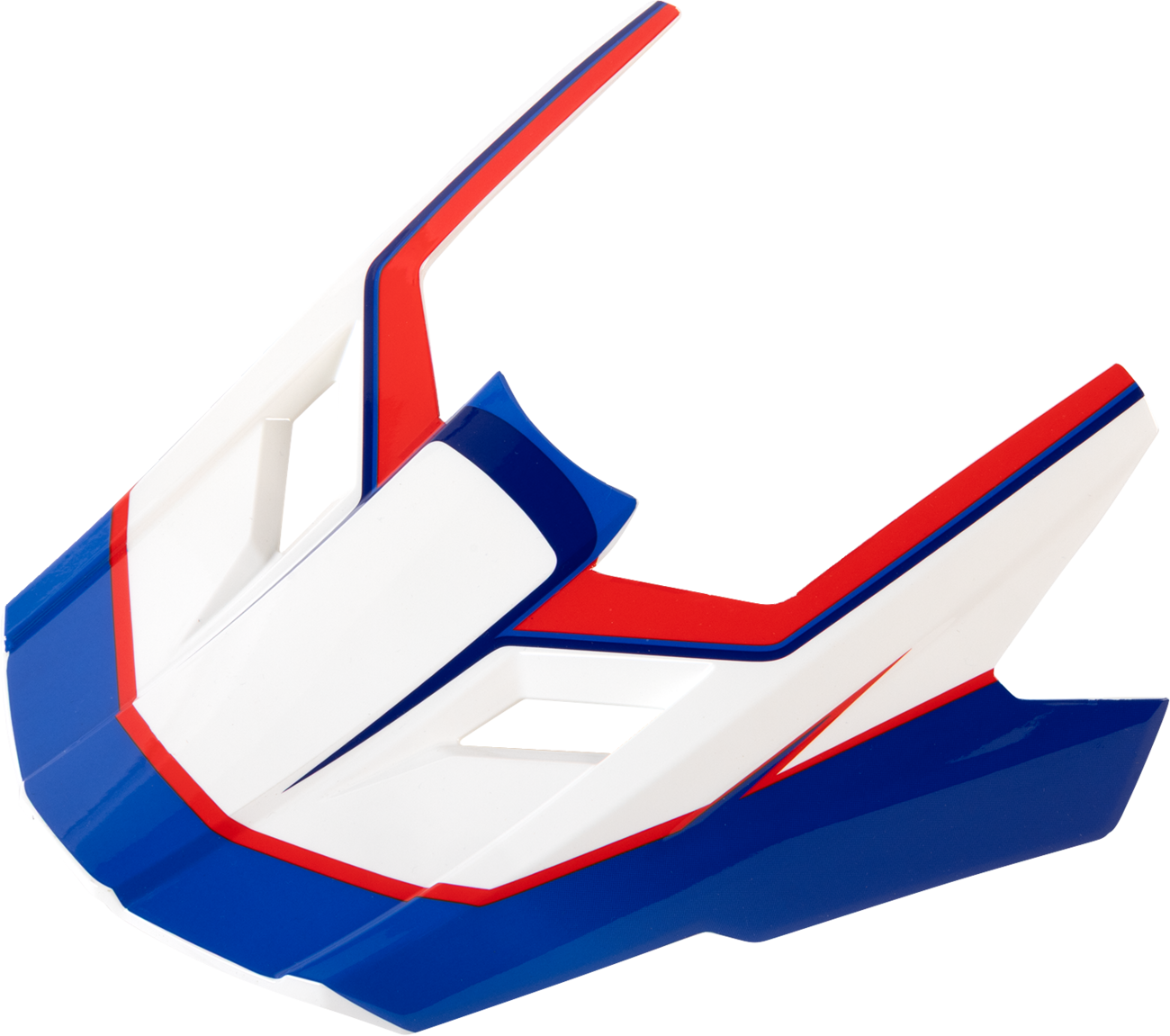 Dirt Maxx Visor Kit - Vortex - Red/White/Blue - L-2XL