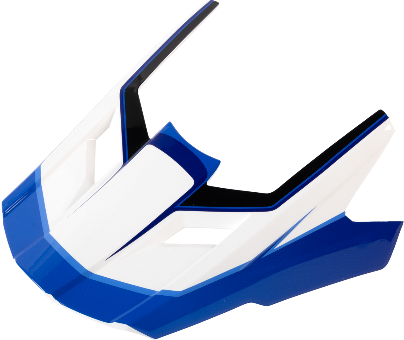 Youth Dirt Maxx Visor Kit - Vortex - Blue/White