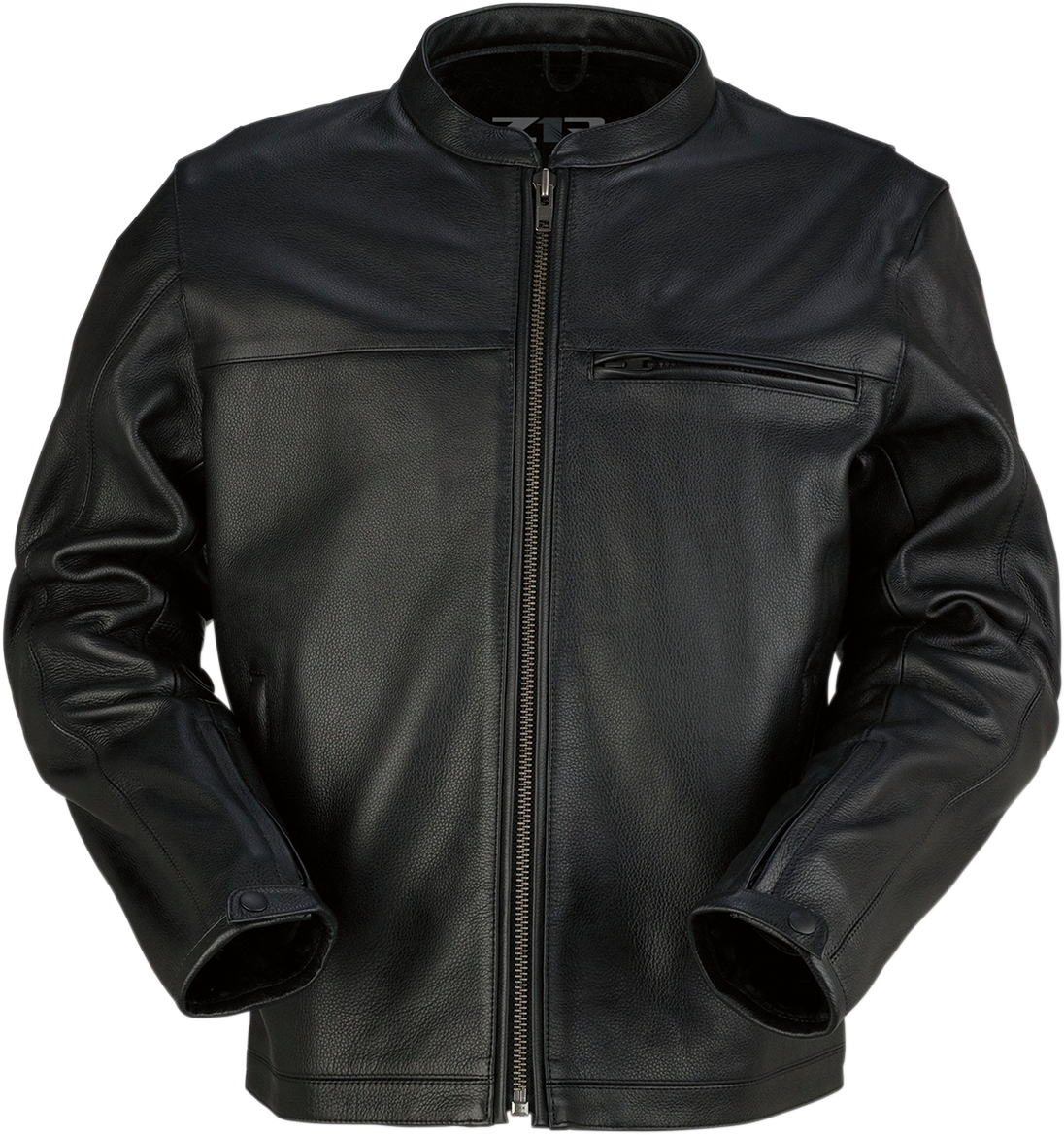 Munition Leather Jacket - Black - 4XL