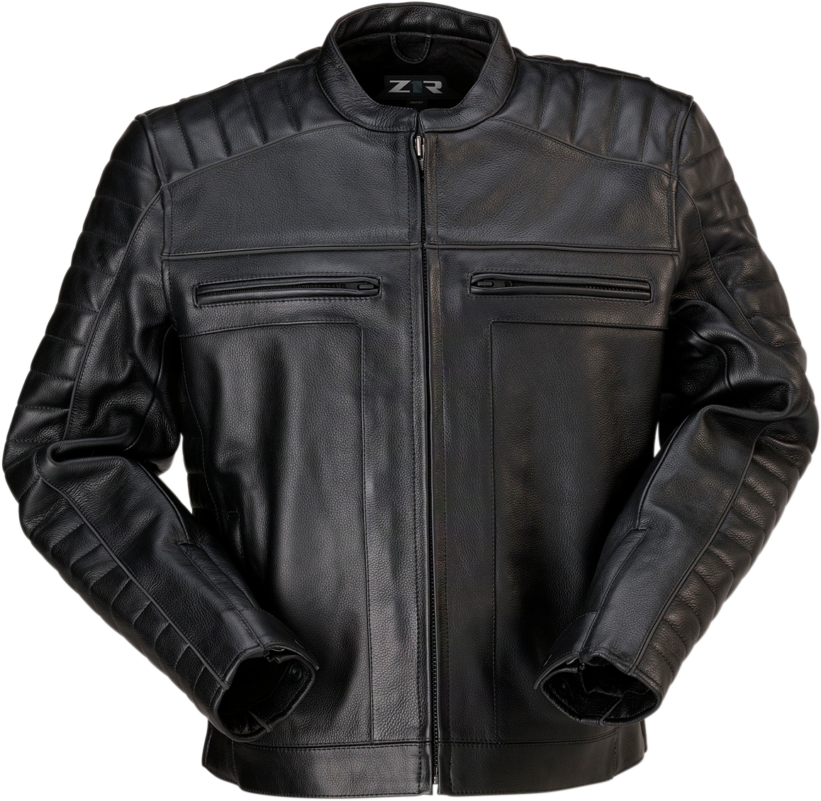 Artillery Leather Jacket - Black - 5XL