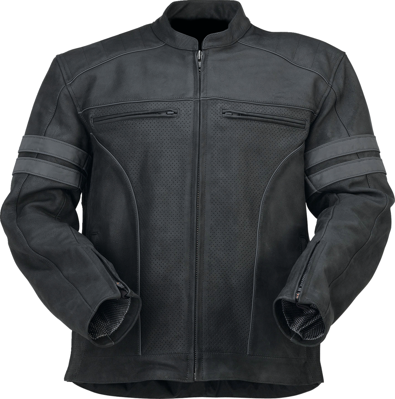 Remedy Leather Jacket - Black - Large