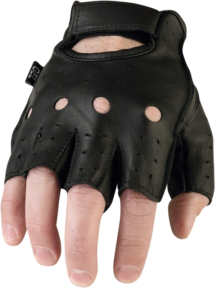 243 Half Gloves - Black - XL