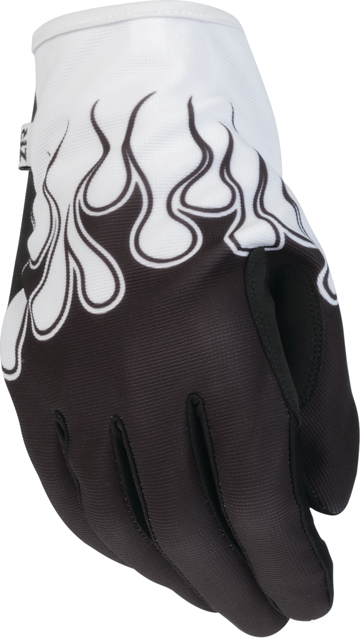 Flame Gloves - White - XL