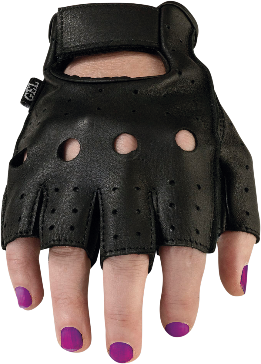 Women's 243 Half Gloves - Black - Medium