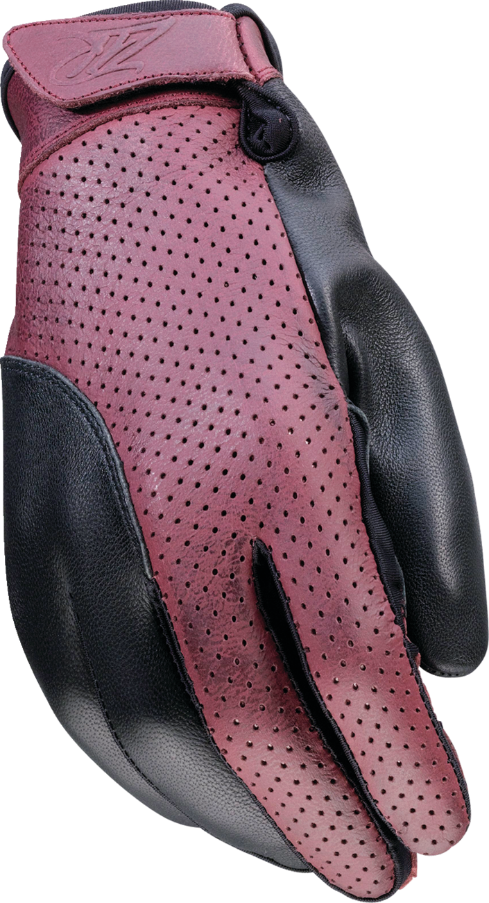 Women's Combiner Gloves - Black/Red - XL